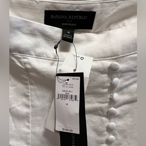 NWT Banana Republic Linen Blend midi skirt - Picture 5 of 6